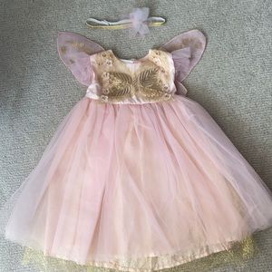 Baby Pink Butterfly Fairy Halloween Costume